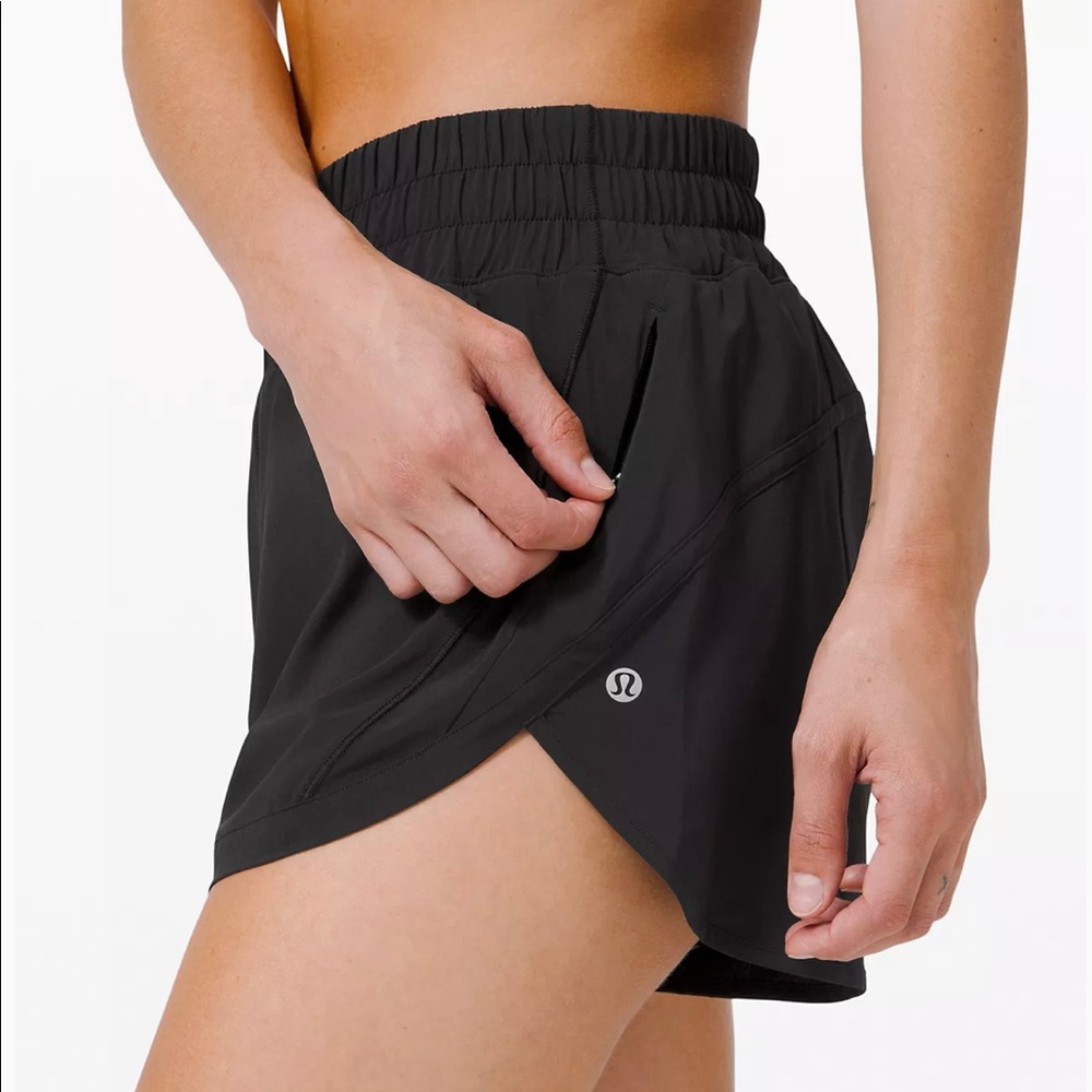 Lulu Lemon running shorts black